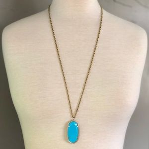 KENDRA SCOTT Turquoise Pendant Necklace